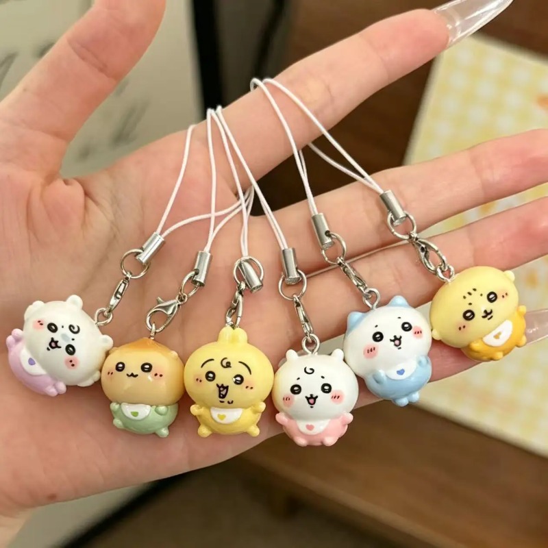 Phone Accessories Charms - จี้เรซิ่นน่ารักขนาดเล็ก ชุดเด็กน้อยน่ารัก ยูซากิ ฮาจิวาระ สายคล้องโทรศัพท์ พวงกุญแจขนาดเล็ก