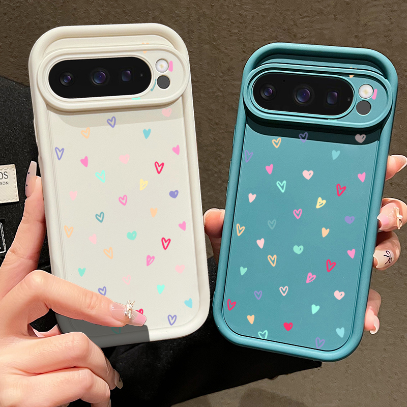 เคสโทรศัพท์แบบนิ่มลายหัวใจสีสั - Google Pixel 9 Pro บทวิจารณ์และราคา