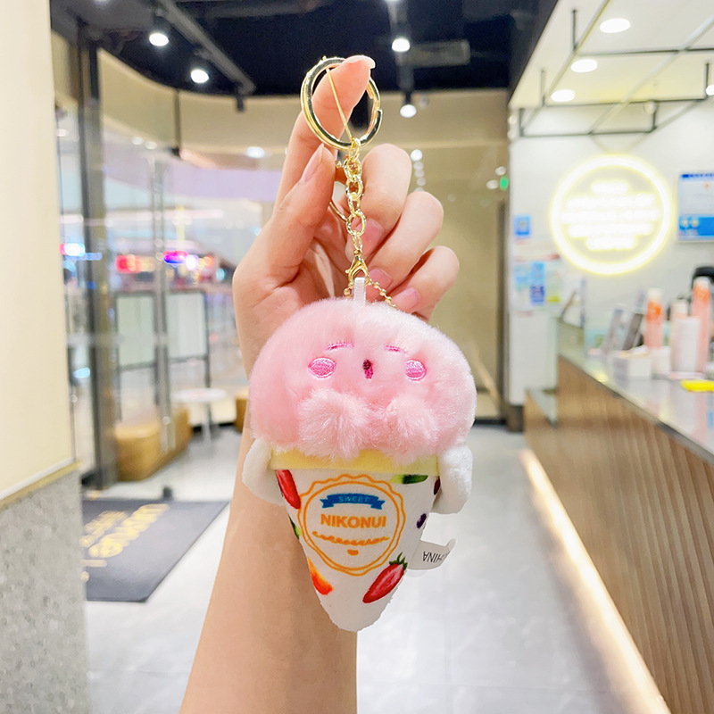 พวงกุญแจตุ๊กตาผ้าขนสัตว์รูปโคน - Phone Accessories Charms บทวิจารณ์และราคา